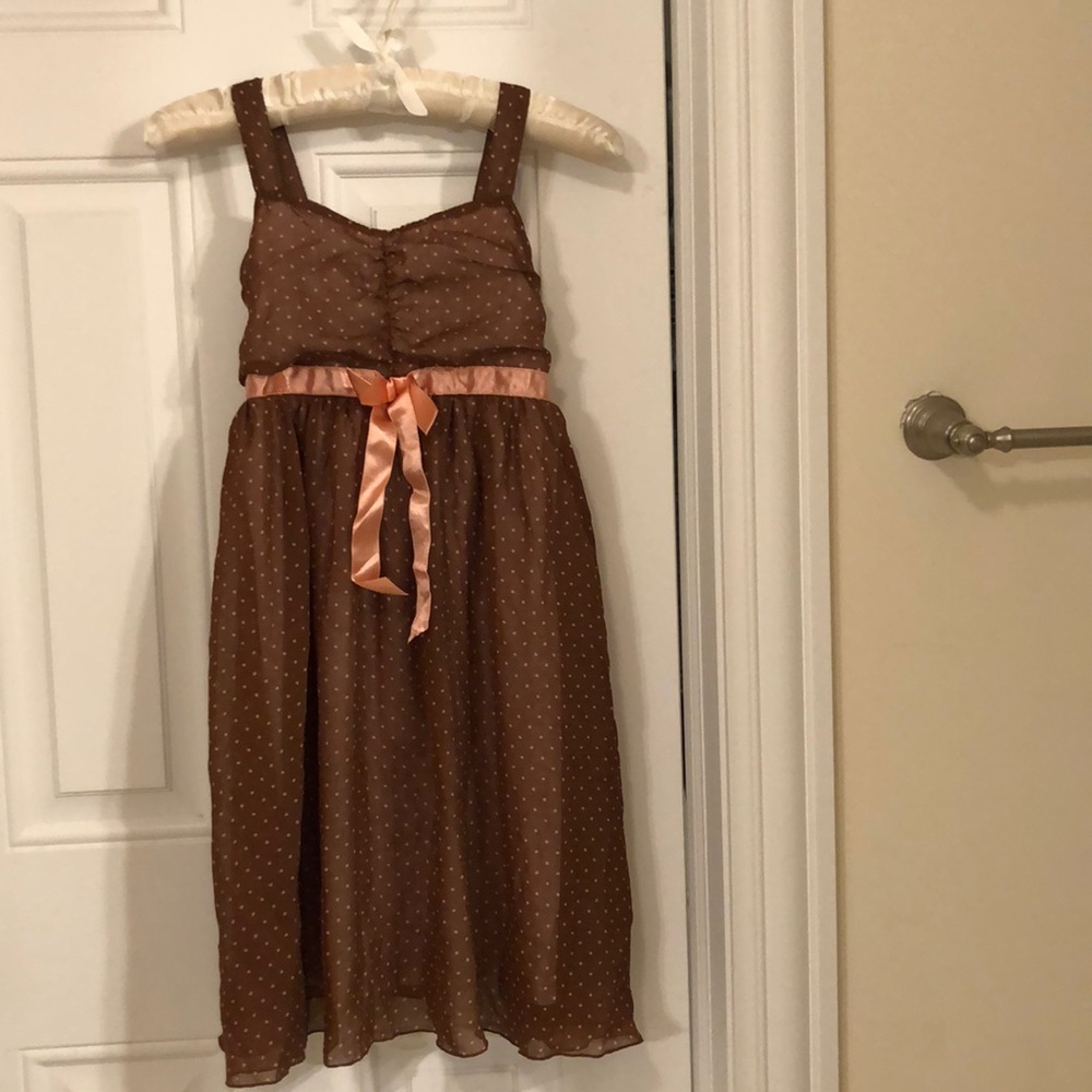 Polka dotted summer dress.